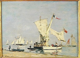 Eugène Boudin - Voiliers