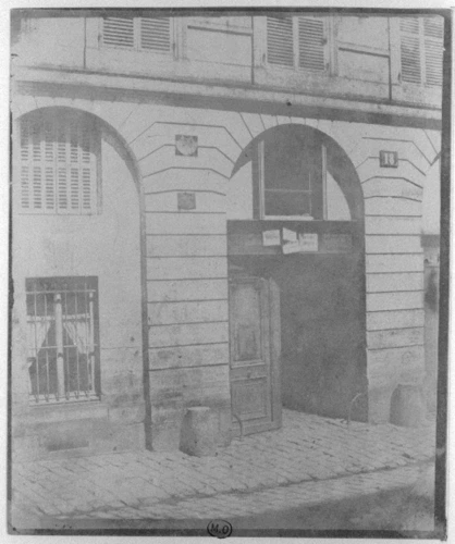 Adolphe Humbert de Molard - Vue de Paris, une porte cochère