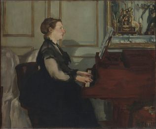 Edouard Manet - Madame Manet au piano