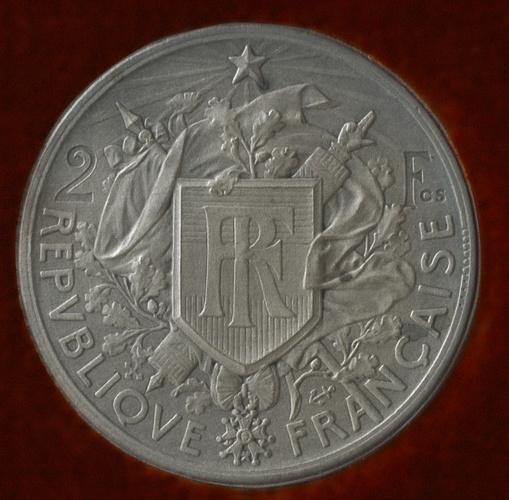 Alphonse Lechevrel - République française, projet pour la pièce de 2 francs [rev...