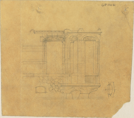 Hector Guimard - Paris 16e, 81 boulevard Suchet, hôtel de M. Roy (bâtiment détru...