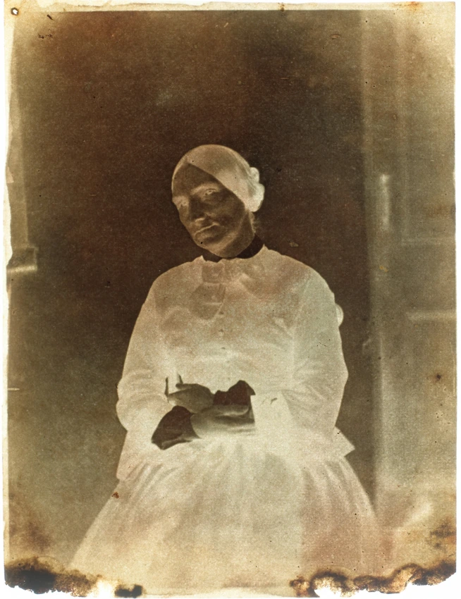 Auguste Vacquerie - Marie Arsène Lefèvre, soeur d'Auguste Vacquerie, de profil