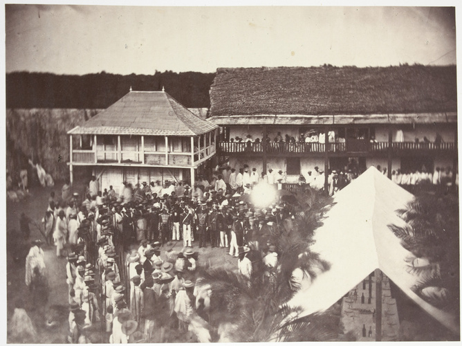 Désiré Charnay - Fête du couronnement de la Reine à Tamatave
