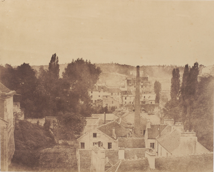 Victor Regnault - Vue de la ville de Sèvres, prise d'une des fenêtres de l'aile ...