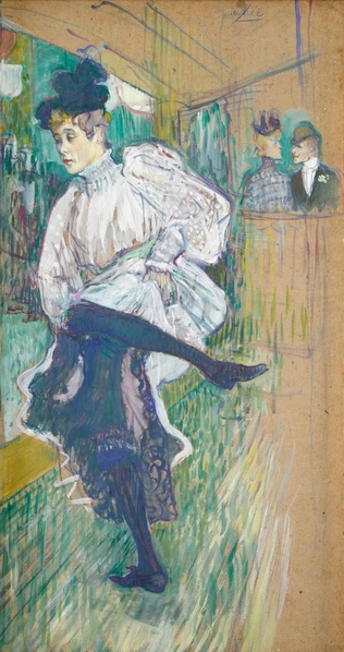 Henri de Toulouse-Lautrec - Jane Avril dansant