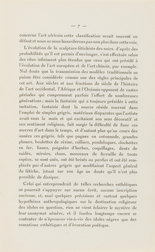 Guillaume Apollinaire - Catalogue d'exposition : Première exposition d'Art Nègre...