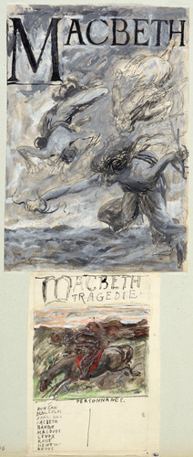 Luc Olivier Merson - Projet de frontispice pour Macbeth