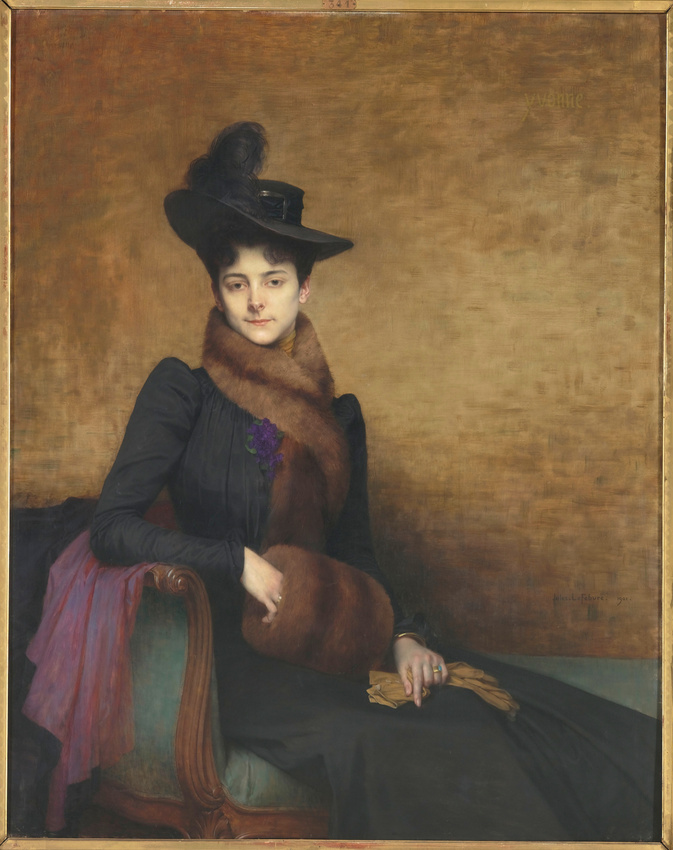 Jules Lefebvre - Yvonne, portrait