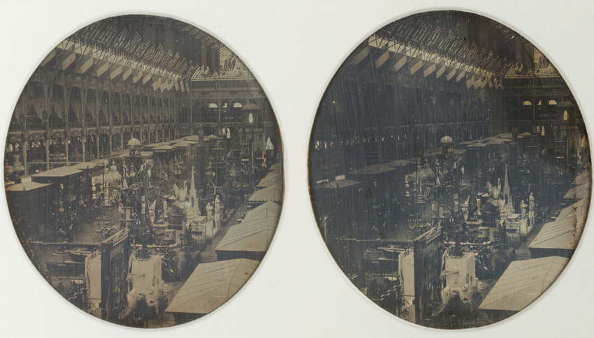 Exposition universelle de Paris, 1855, Palais de l'Industrie, vue