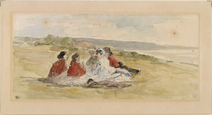 La Rade de Villefranche - Eugène Boudin | Musée d'Orsay