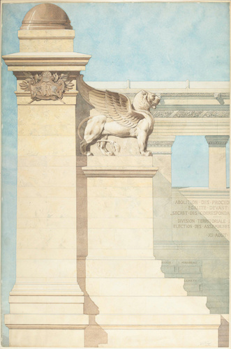 Jean-Camille Formigé - Monument commémoratif de la Constituante, détail décorati...