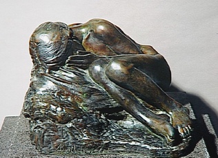 Albert Bartholomé - Petite fille pleurant