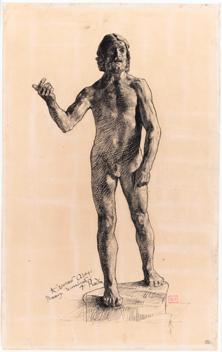 Auguste Rodin - Etude pour le saint Jean-Baptiste, vu de face
