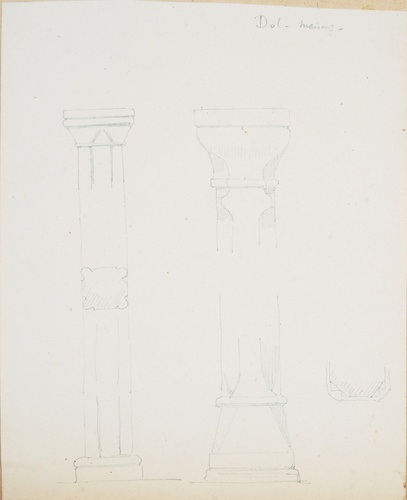 Victor Ruprich-Robert - Pilier à tronçon octogonal flanqué de colonnes et d'une ...