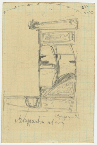 Hector Guimard - Paris 16e, 16, rue La Fontaine, Castel Béranger, propriété de M...