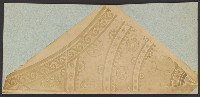 Anonyme - Photographie d'un carton pour un écoinçon, peut-être pour le casino d'...
