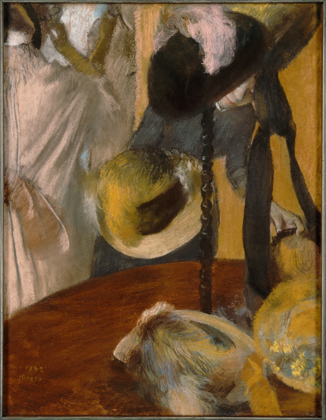 Chez la modiste - Edgar Degas