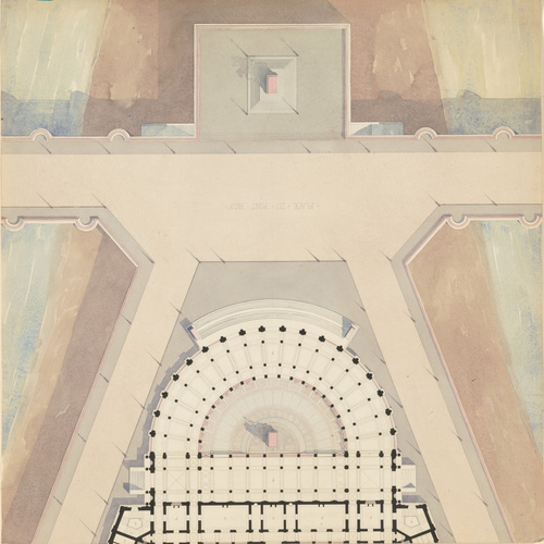 Marcellin Varcollier - Projet de construction pour la pointe de l'île de la Cité...