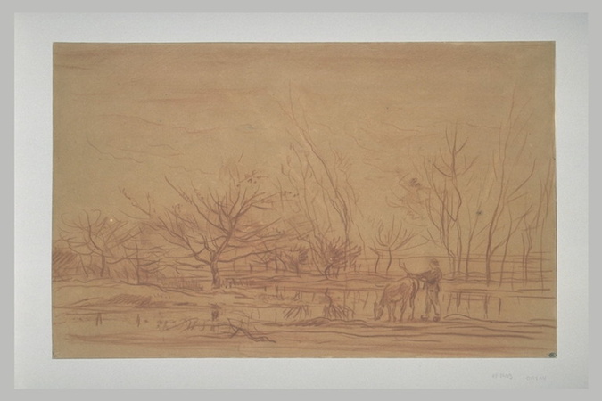 Charles-François Daubigny - L'abreuvoir