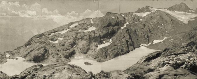 Eugène Viollet-le-Duc - Vue des lacs blancs