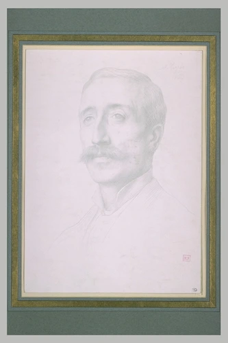 Alphonse Legros - Portrait d'Alfred Drury