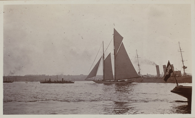 Anonyme - Cuxhaven, le port, bateaux, voiliers