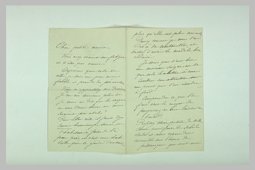 Léonide Bourges - Lettre adressée à une des élèves de Pauline Bourges