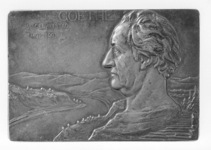 Joseph Kowarzik - Johann Wolfgang von Goethe - Cent-cinquantième anniversaire de...