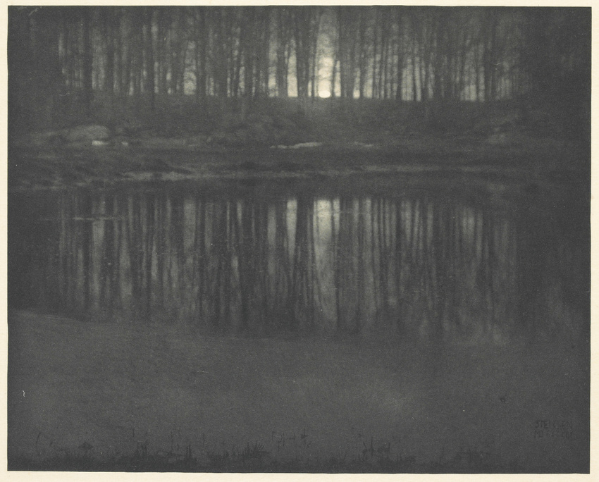 Edward Steichen - Moonlight : the Pond