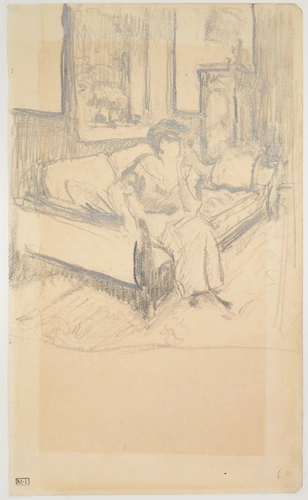 Edouard Vuillard - Etude pour le portrait de Madame Georges Bernheim