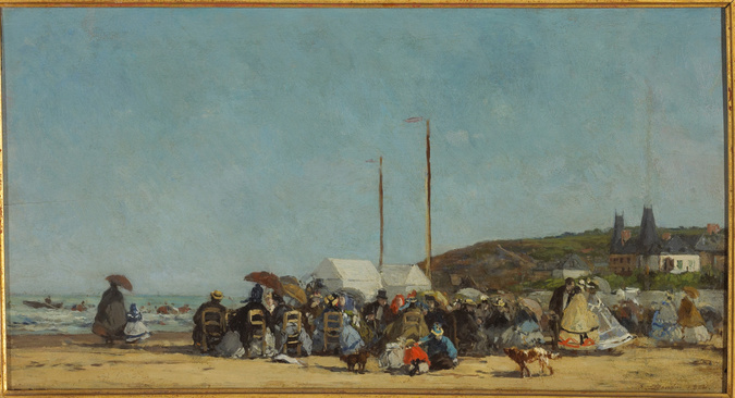 La Rade de Villefranche - Eugène Boudin | Musée d'Orsay