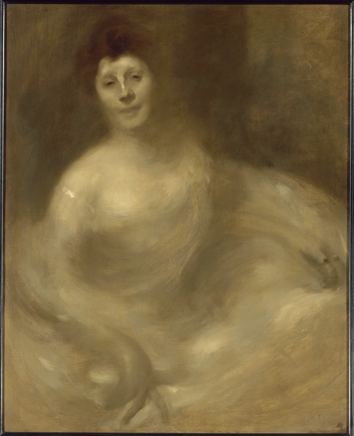 Femme en toilette de bal - Eugène Carrière
