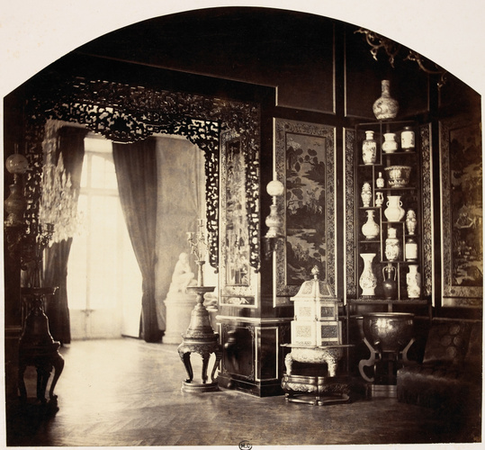 Pierre-Ambroise Richebourg - Vue intérieure du pavillon chinois de l'impératrice...