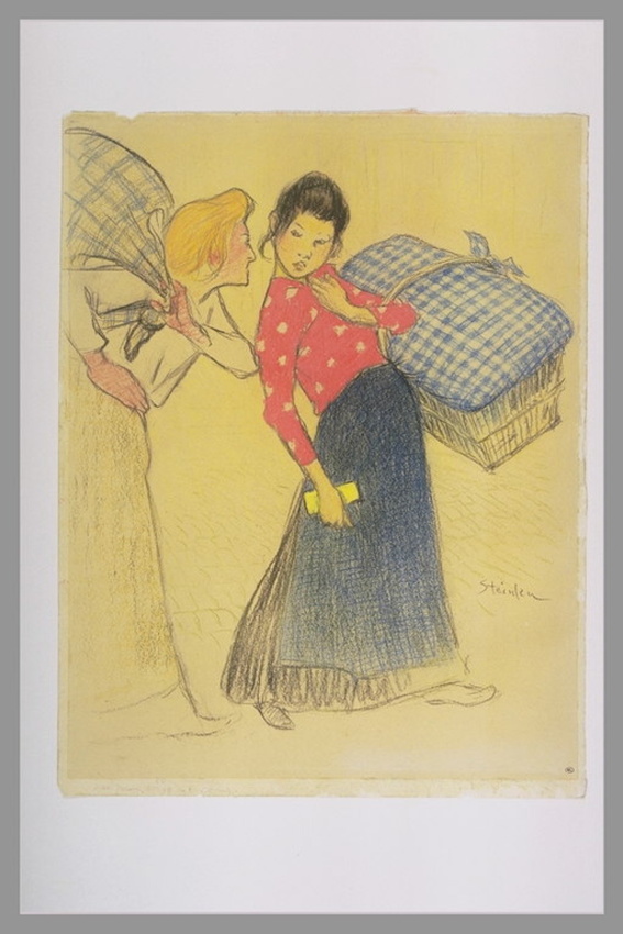 Théophile Alexandre Steinlen - Deux jeunes blanchisseuses
