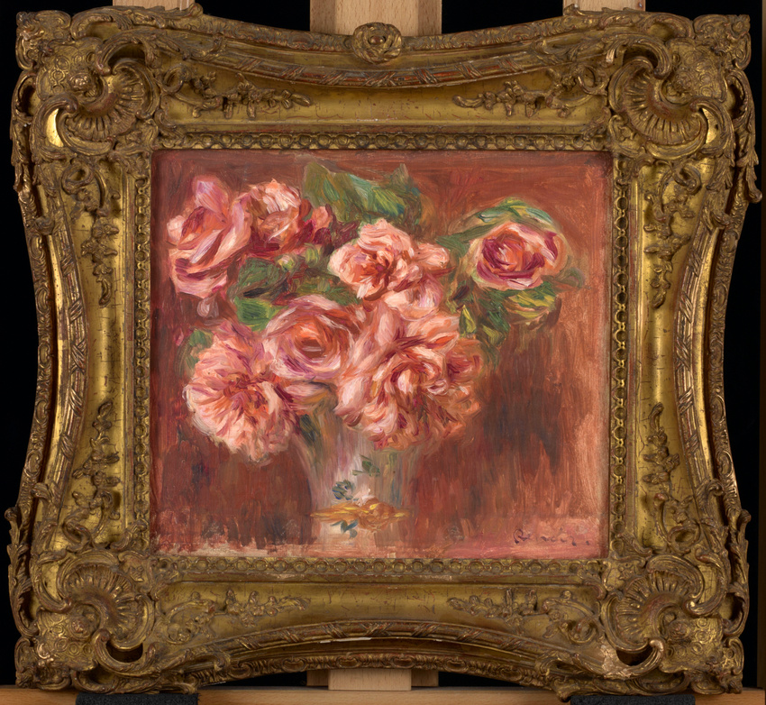Auguste Renoir - Roses dans un vase