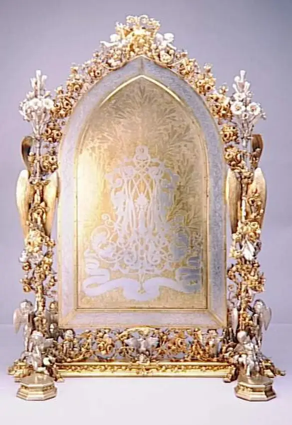 Miroir : toilette de la duchesse de Parme - François-Désiré Froment-Meurice
