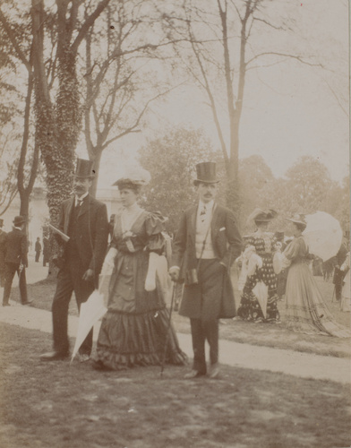 Anonyme - Georges Menier lors d'une réception champêtre