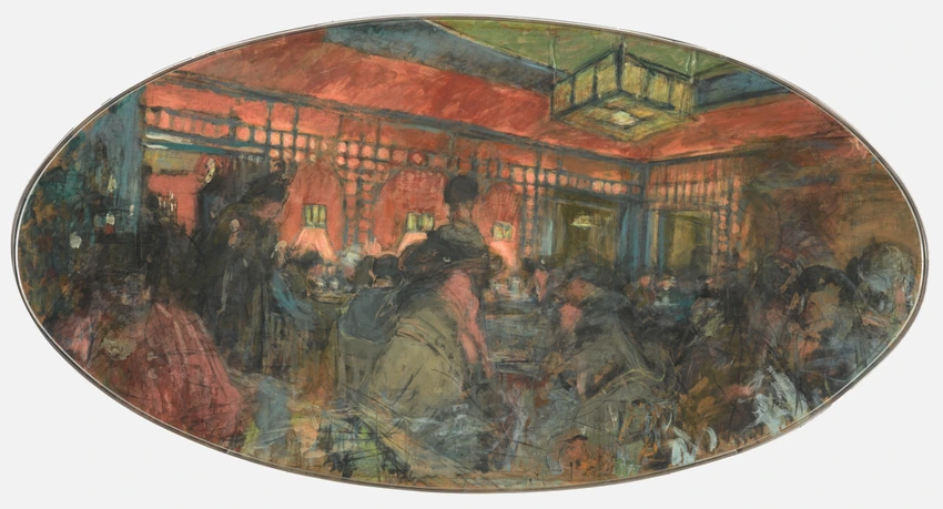 Edouard Vuillard - Intérieur du salon de thé, Le Grand Teddy, projet
