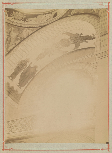Anonyme - Cathédrale grecque de la rue Bizet à Paris, vue intérieure dans un lis...