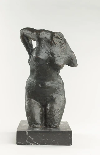 Edgar Degas - Femme se frottant le dos avec une éponge, torse