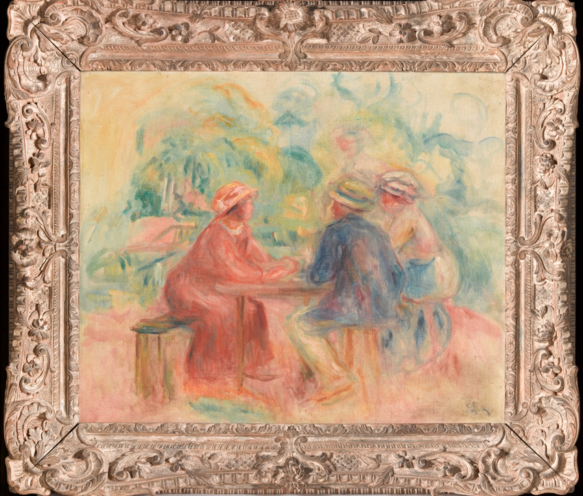 Auguste Renoir - Réunion dans le jardin