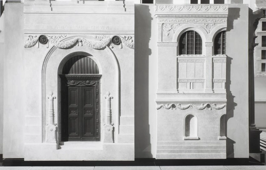 Maquette de la Bibliothèque Sainte-Geneviève à Paris