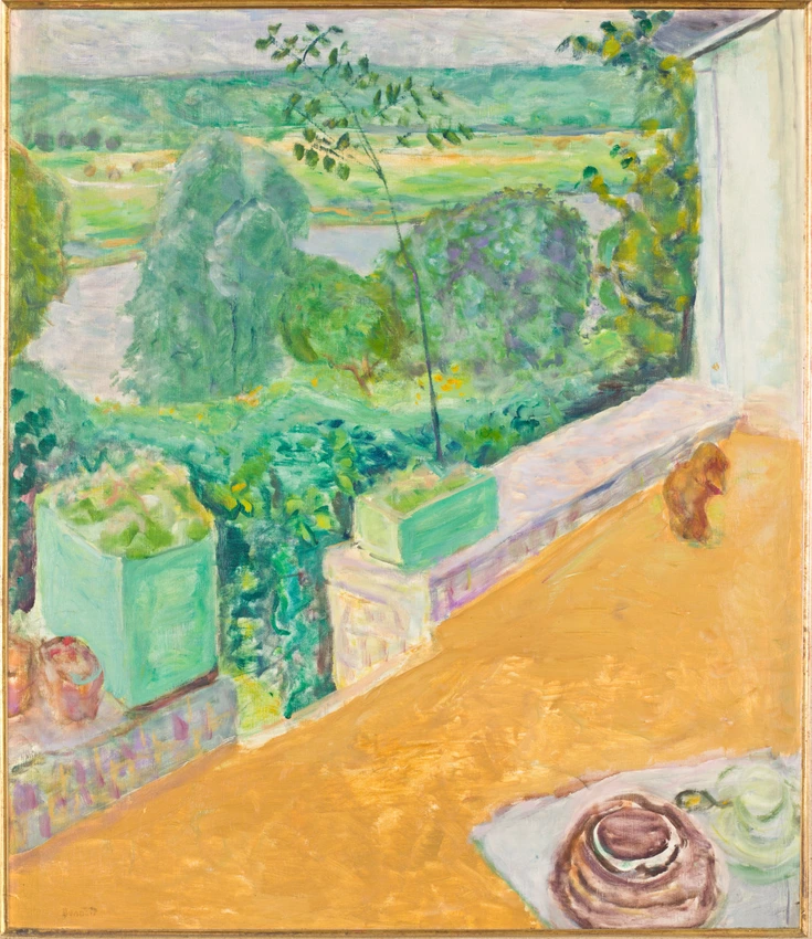 Pierre Bonnard - Chien sur la terrasse