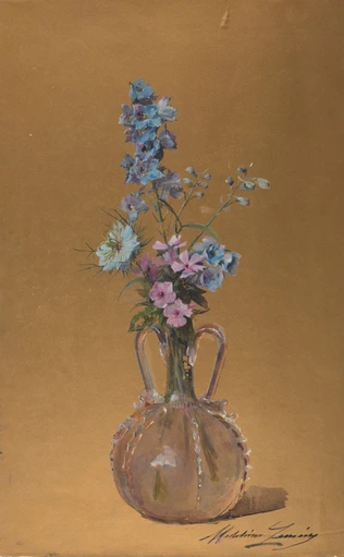 Fleurs dans un vase à deux anses - Madeleine Lemaire