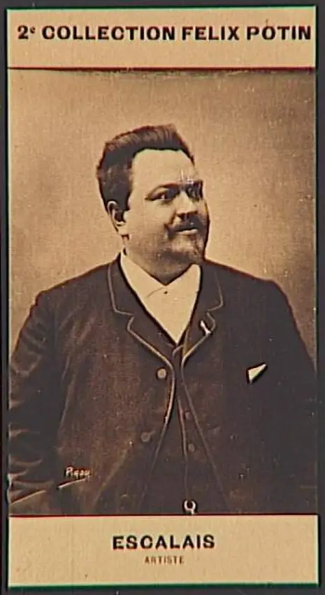 Léonce Antoine Escalaïs, artiste - Eugène Pirou