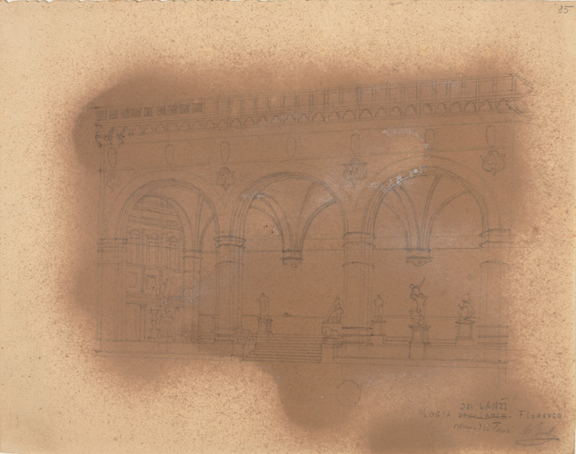 Louis Boitte - Italie du Nord, Florence, loggia dei Lanzi