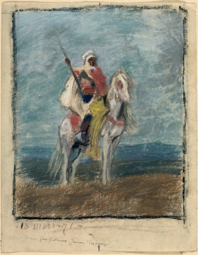 Guillaume Régamey - Spahi à cheval