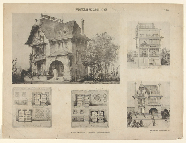 Raoul Brandon - Villa "Le Capricorne", digue d'Onival (Somme)