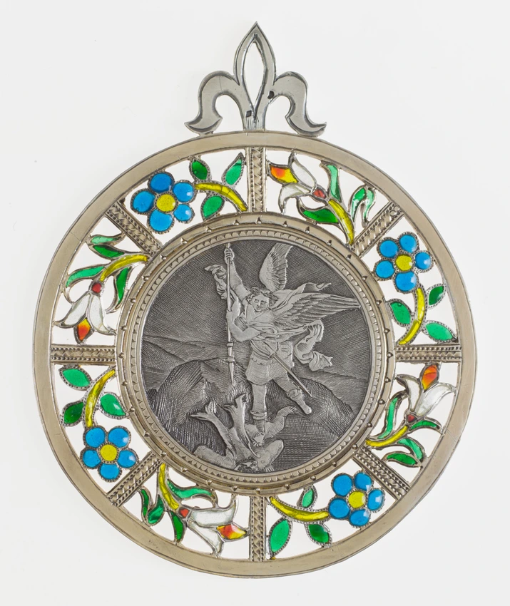 Enguerrand du Suau de la Croix - Médaille Saint-Michel terrassant le dragon