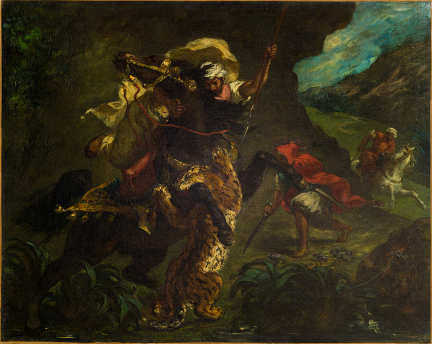 Eugène Delacroix - Chasse au tigre